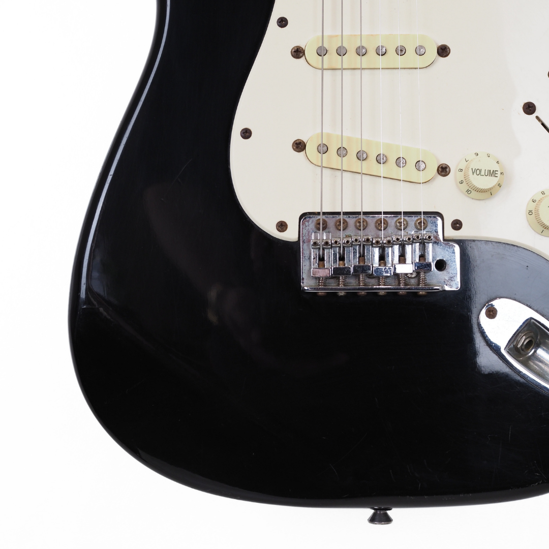 1980s Guitar Technology Status Series Stratocaster-Style Electric Guitar in Black