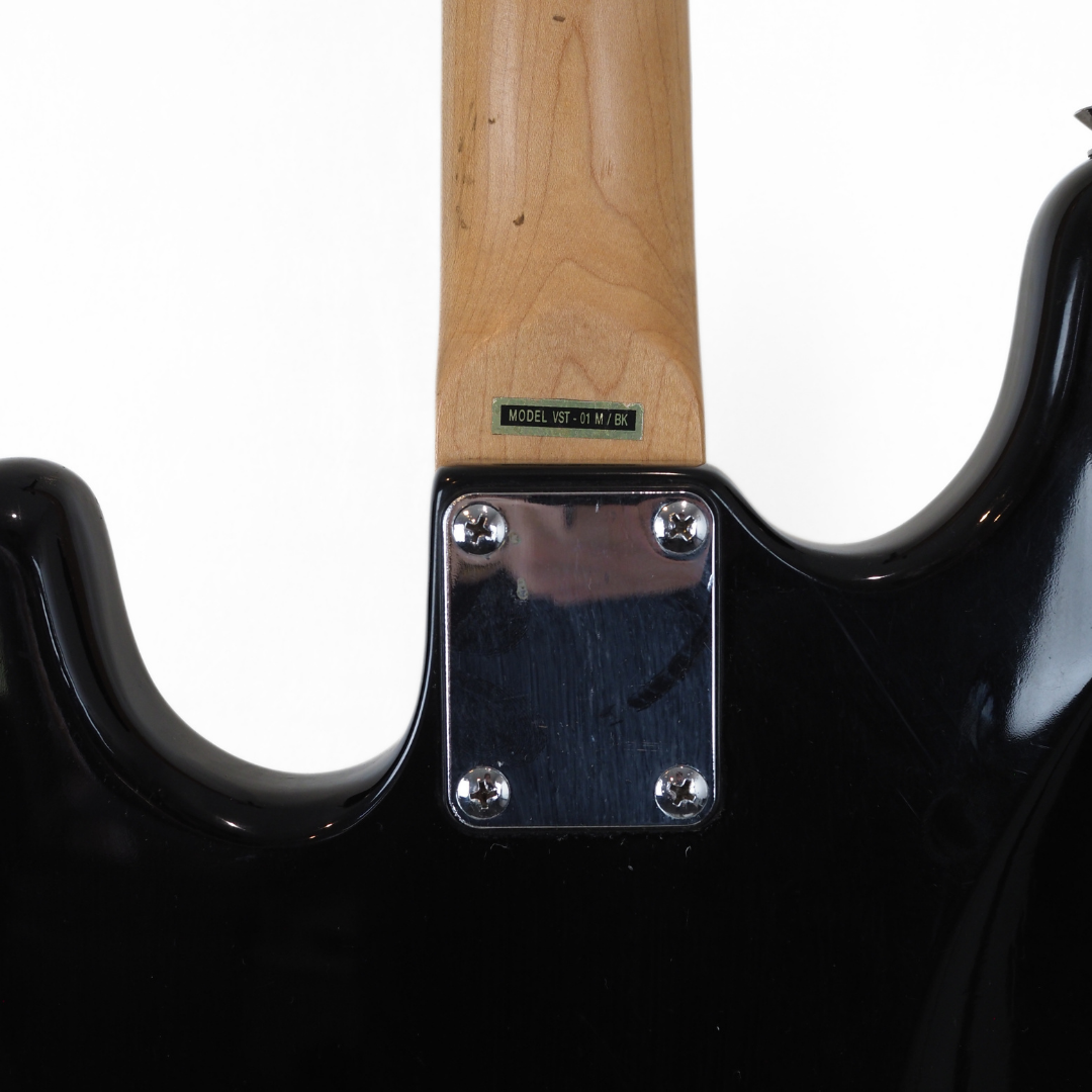 Odessa VST-01 M/BK Stratocaster-Style Electric Guitar in Black