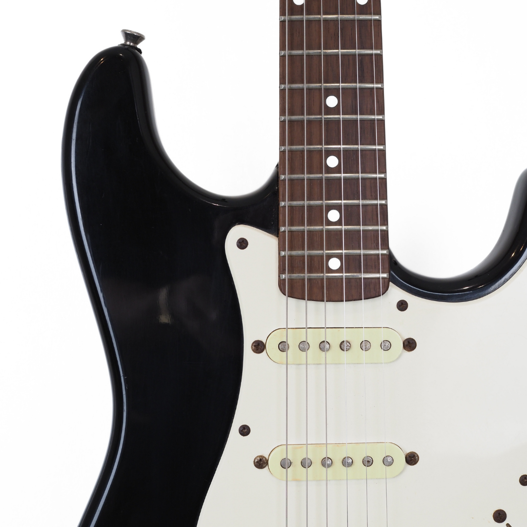 1980s Guitar Technology Status Series Stratocaster-Style Electric Guitar in Black