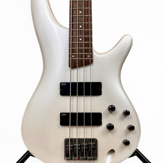 2012 SDGR by IBANEZ Soundgear SR300 Bass Guitar in Pearl White Finish