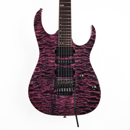 2011 Ibanez RG870QMZ Premium Electric Guitar in High-Voltage Violet