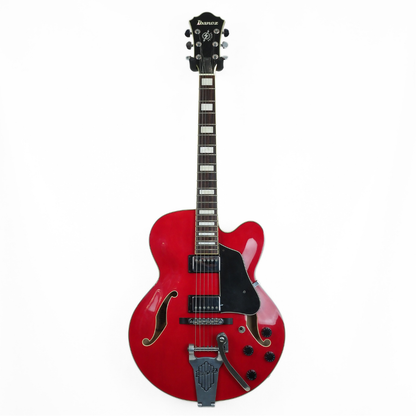 2005 Ibanez Artcore Hollowbody Electric Guitar with Vibrola in Transparent Red