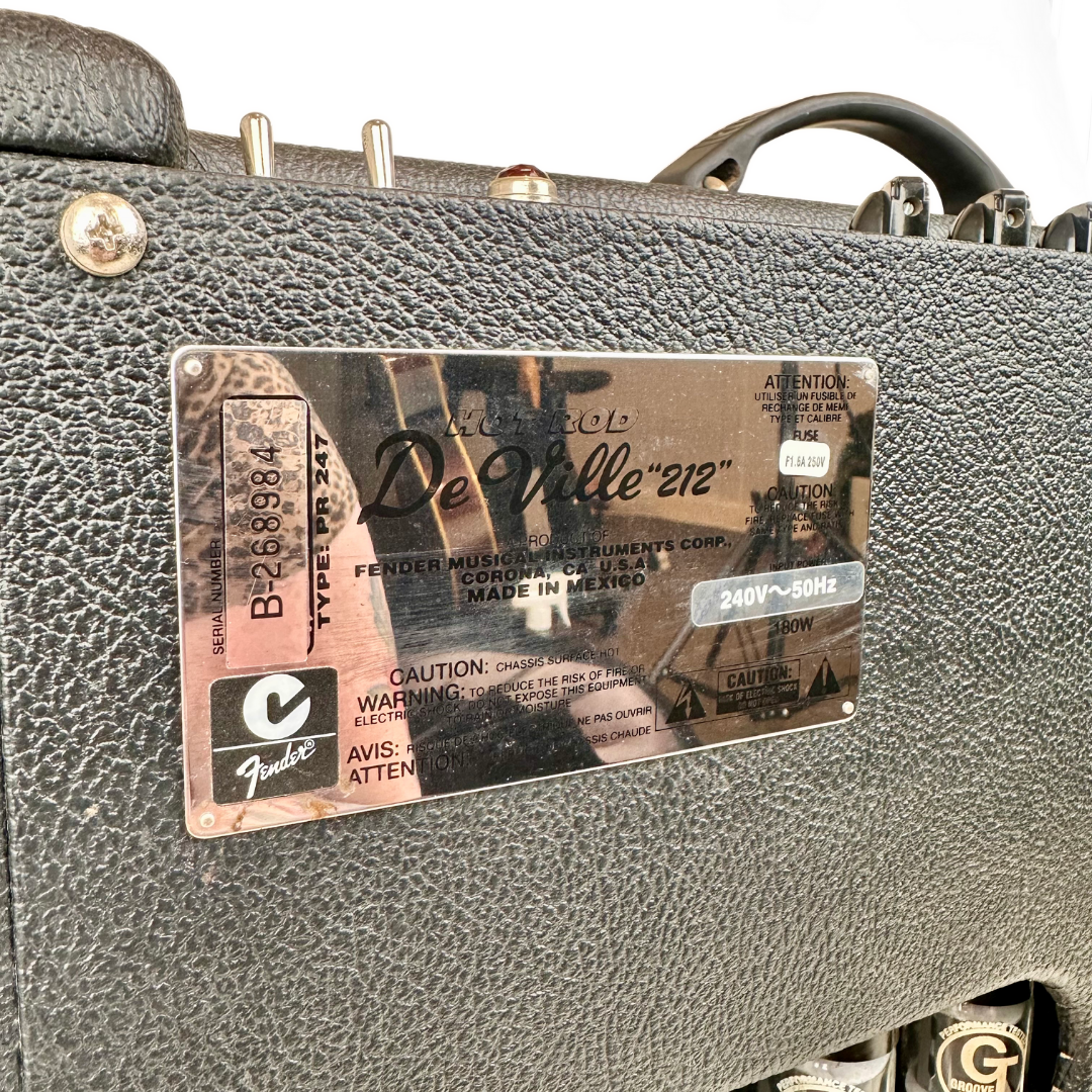 Fender Hot Rod DeVille 212 Tube Guitar Combo Amplifier (PR 247)