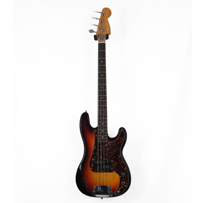 Vintage Riviera Precision-Style Electric Bass Guitar in Sunburst