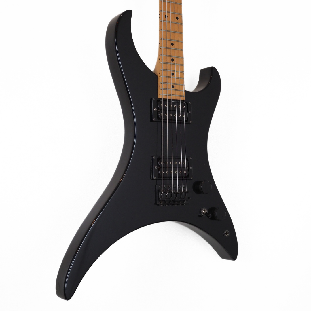 【QUEST 】ATAK 5 マツモク製 ギター 1984 Quest Atak 5 Electric Guitar in Black – Southside Guitars