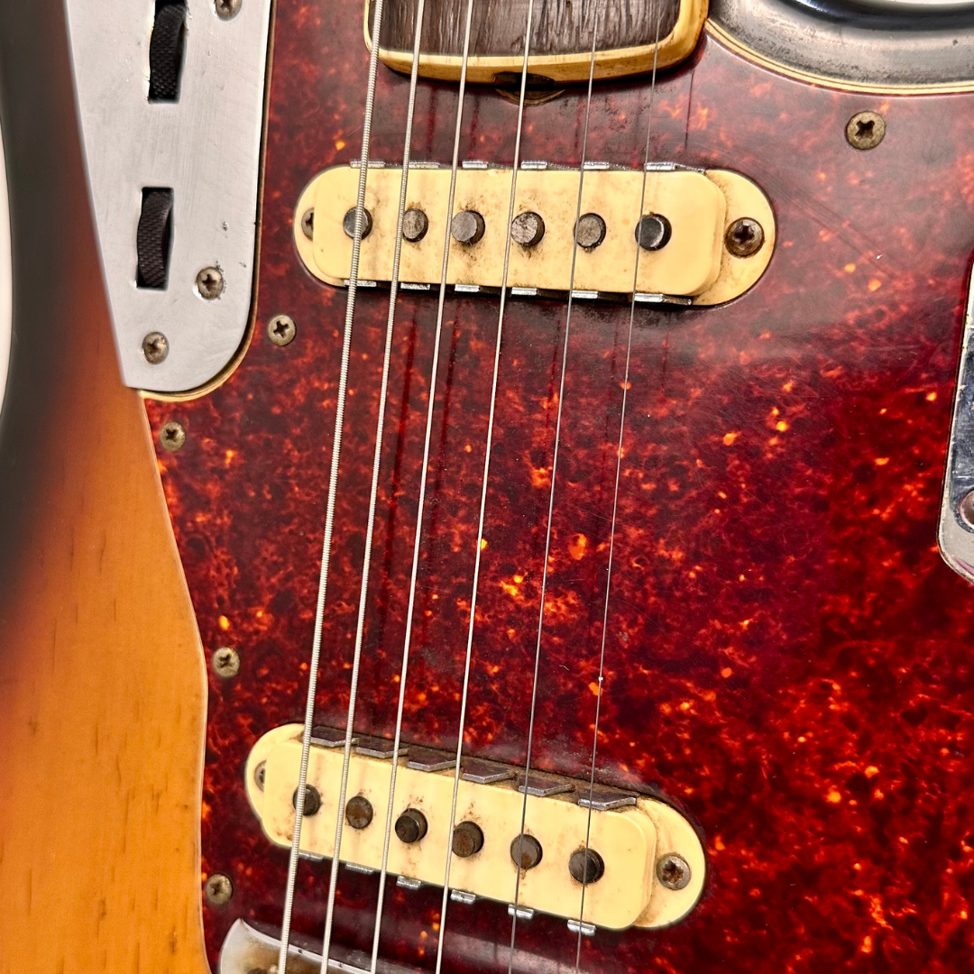 1969 Fender Jaguar Electric Guitar in Sunburst
