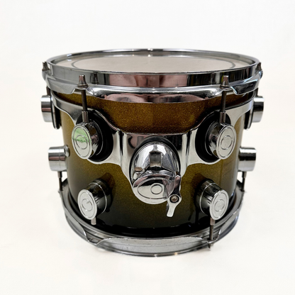 PDP X7 Series 8" x 7" Tom Drum in Gold to Black Sparkle Fade
