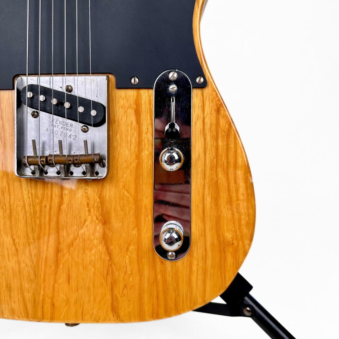 90s Fender Japan TL52-TX '52 Telecaster Electric Guitar with Texas Special Pickups in Butterscotch Blonde Finish