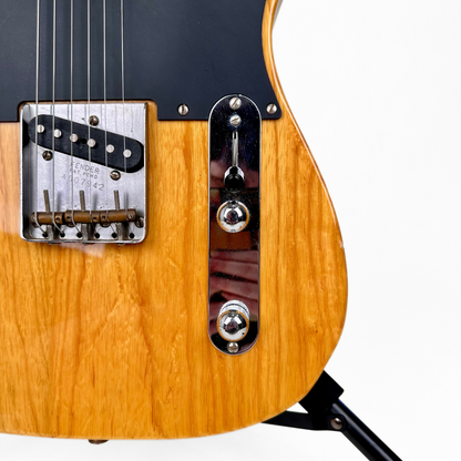 90s Fender Japan TL52-TX '52 Telecaster Electric Guitar with Texas Special Pickups in Butterscotch Blonde Finish