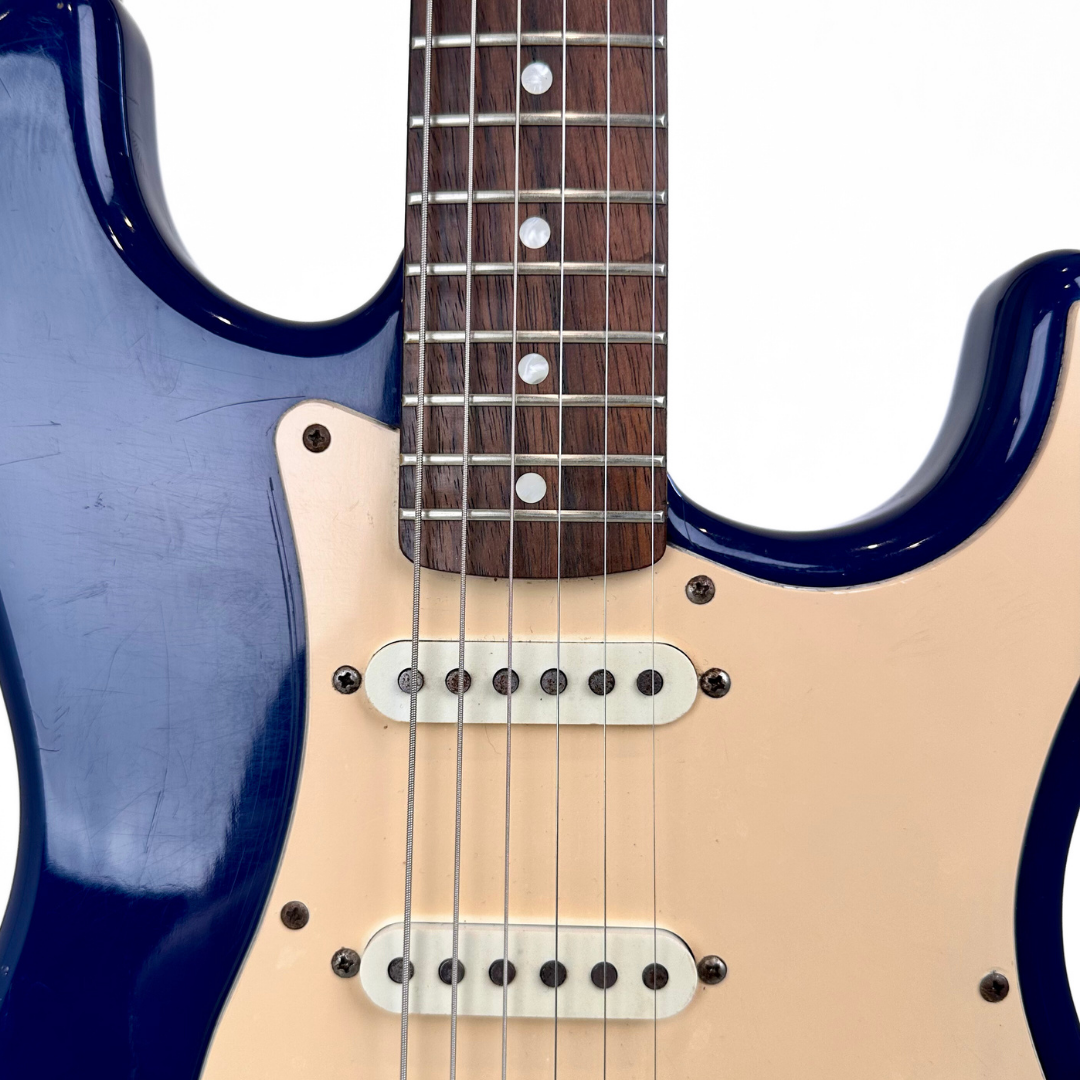 2005 Squier Bullet Stratocaster Electric Guitar in Blue