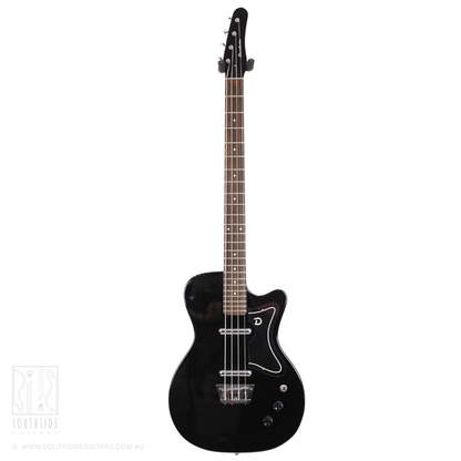 Danelectro '56 Single Cut Short Scale Electric Bass Guitar in Black Gloss