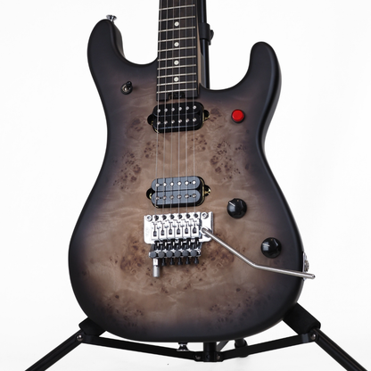 2022 EVH 5150 Deluxe Poplar Burl Electric Guitar in Black Burst