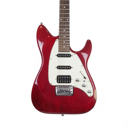 1990s Alvarez AE30TR Classic III / Classic Custom Electric Guitar in Transparent Red