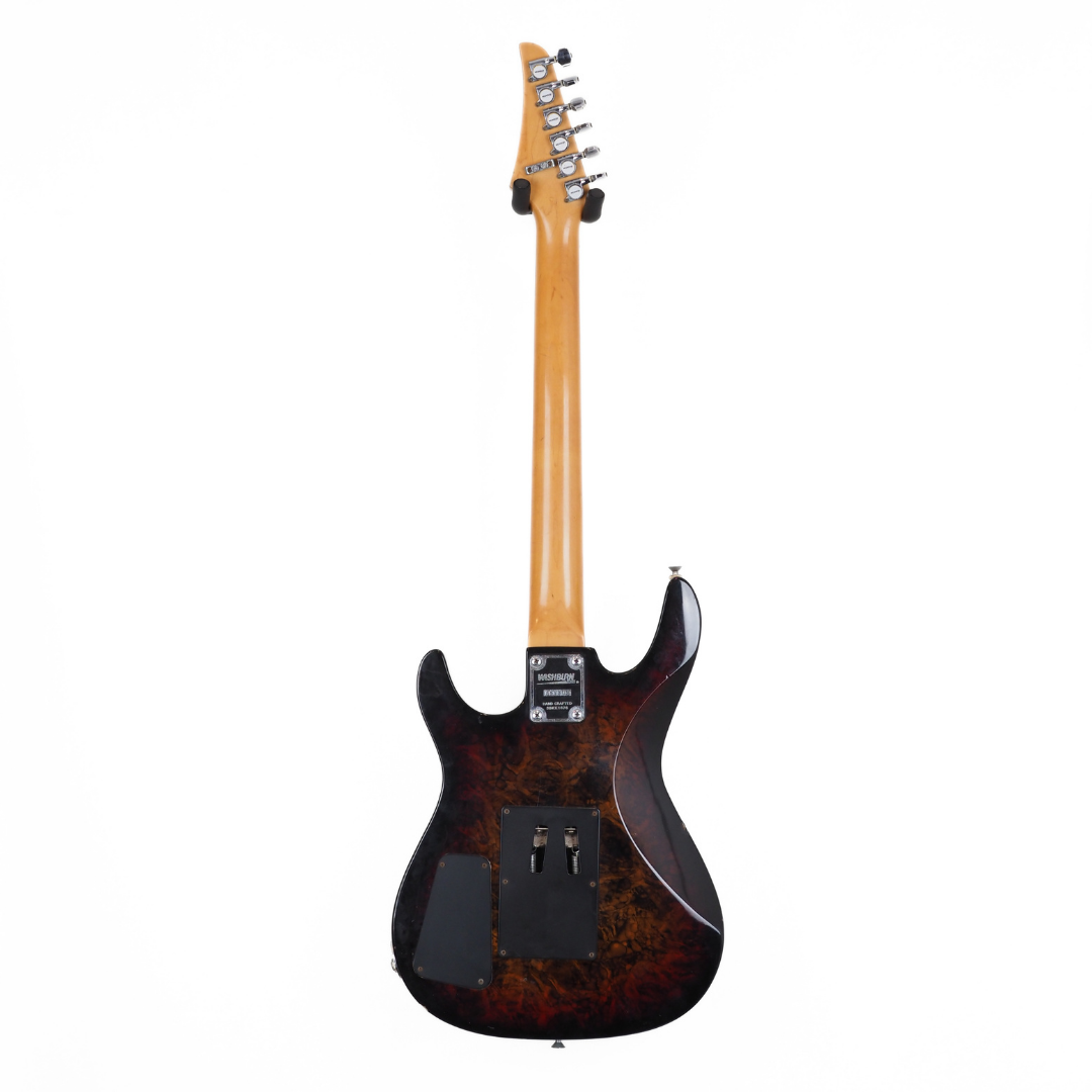 Washburn KC-40V KC Series Electric Guitar in Transparent Brown Burst