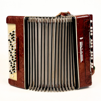Shkolnik Soviet-Era Bayan-Style Student Accordion