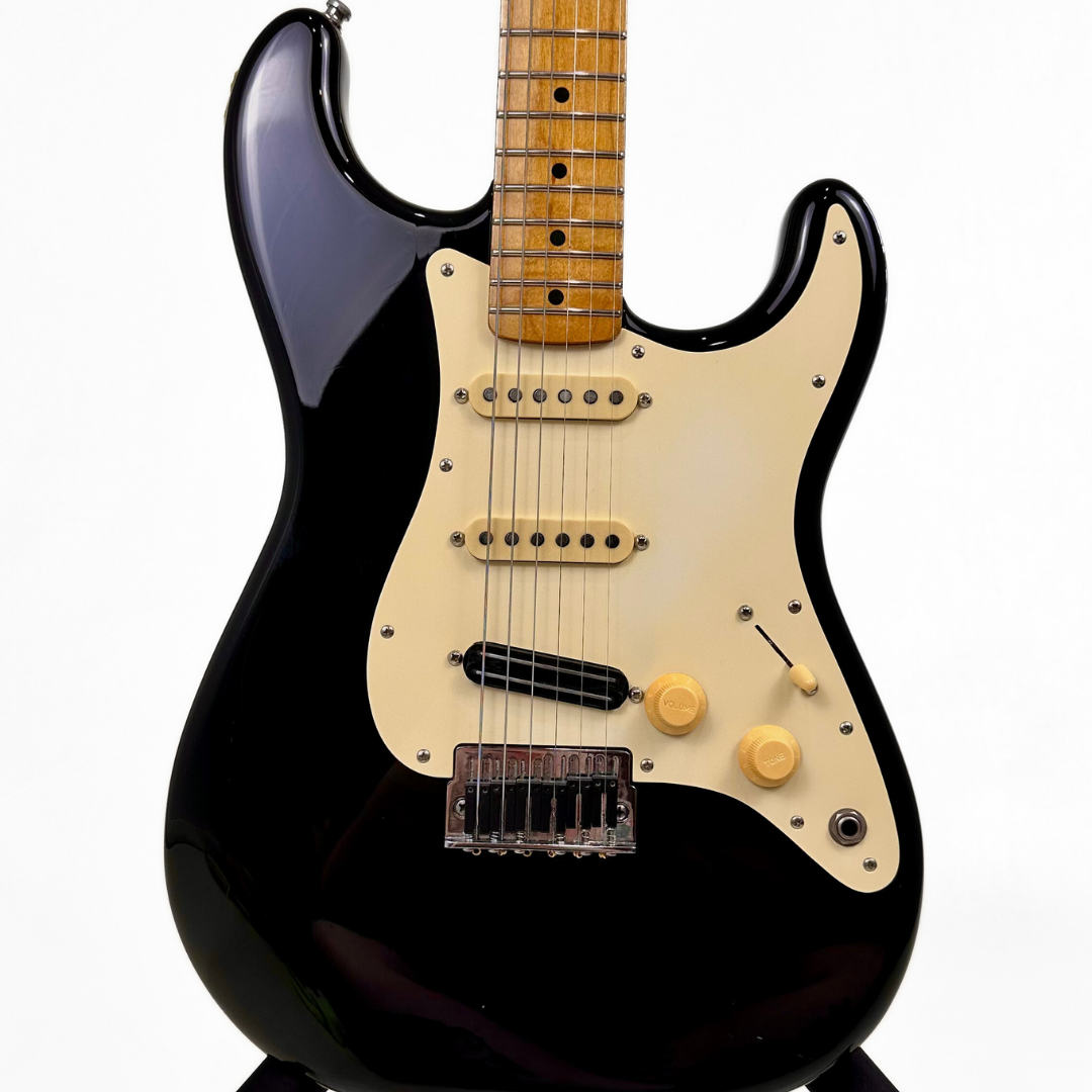 1983 Dan Smith Era Fender Stratocaster Electric Guitar in Gloss Black (Upgraded & Modified)