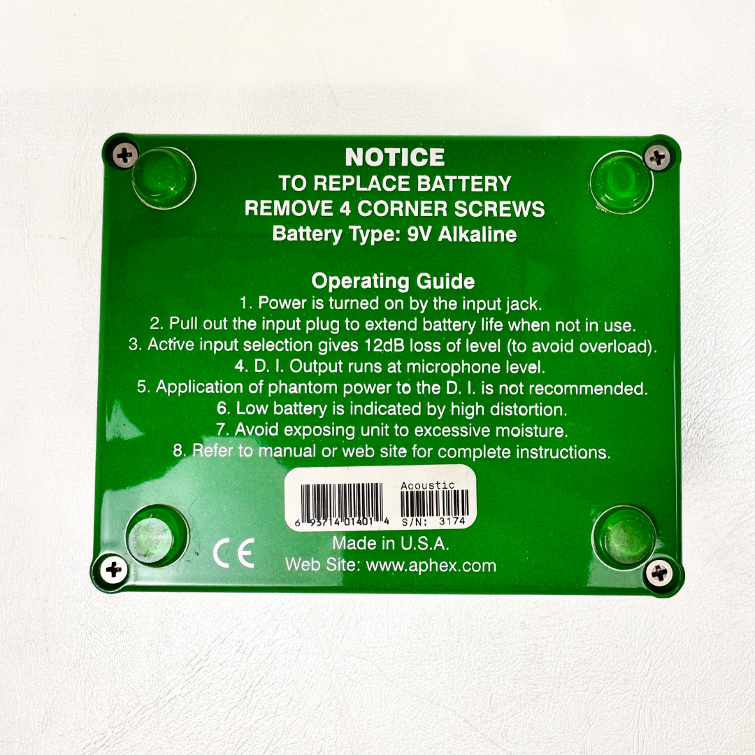 Aphex Effects Acoustic Xciter Effects Pedal