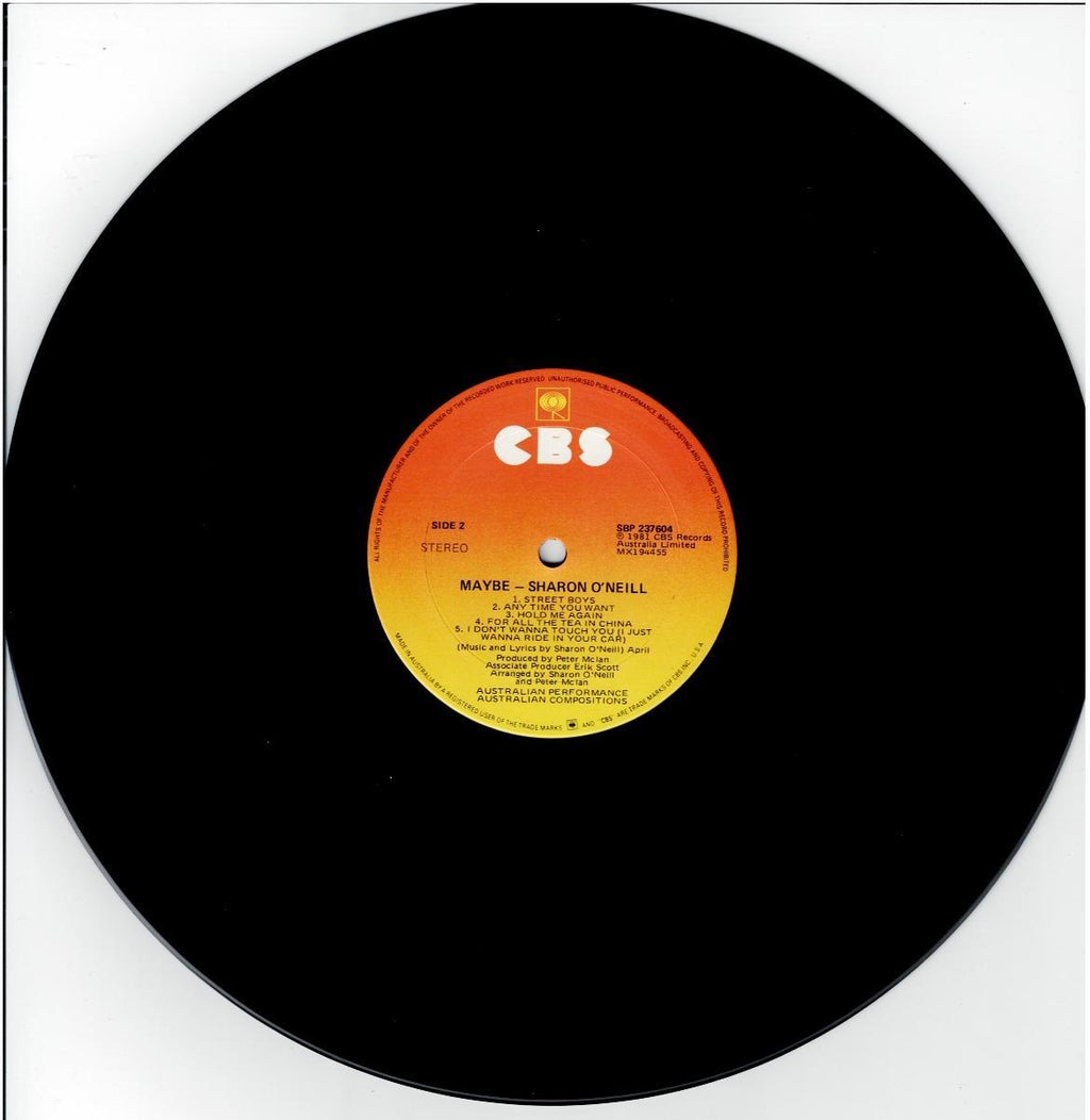 Sharon O'Neill – Maybe (Vinyl, LP, Album)
