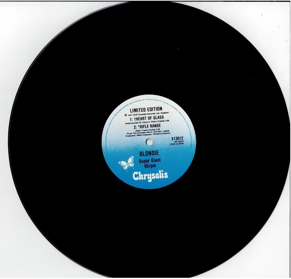 Blondie – Heart Of Glass (Vinyl, 12", 45 RPM, Single, Limited Edition)