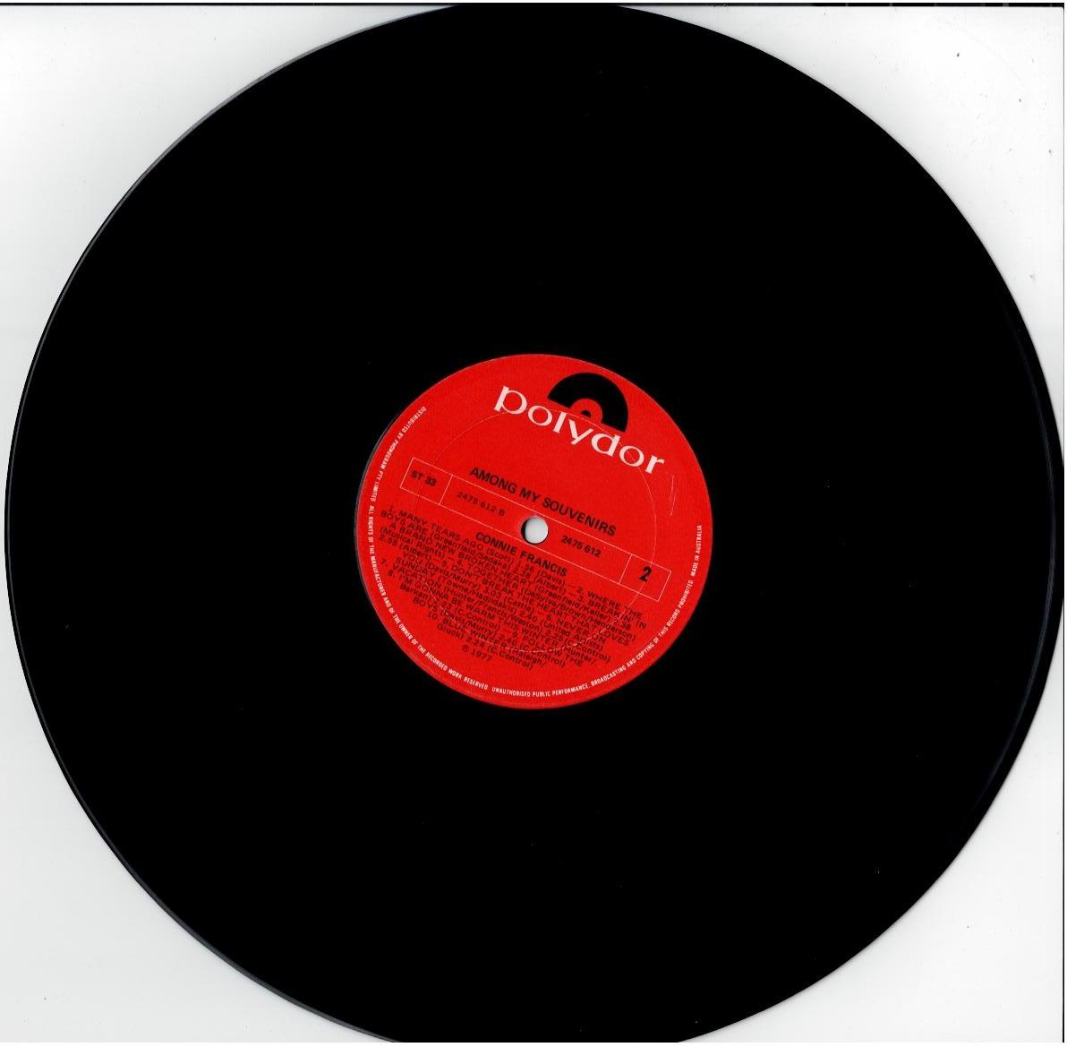 Connie Francis – Among My Souvenirs (Vinyl, LP, Compilation)