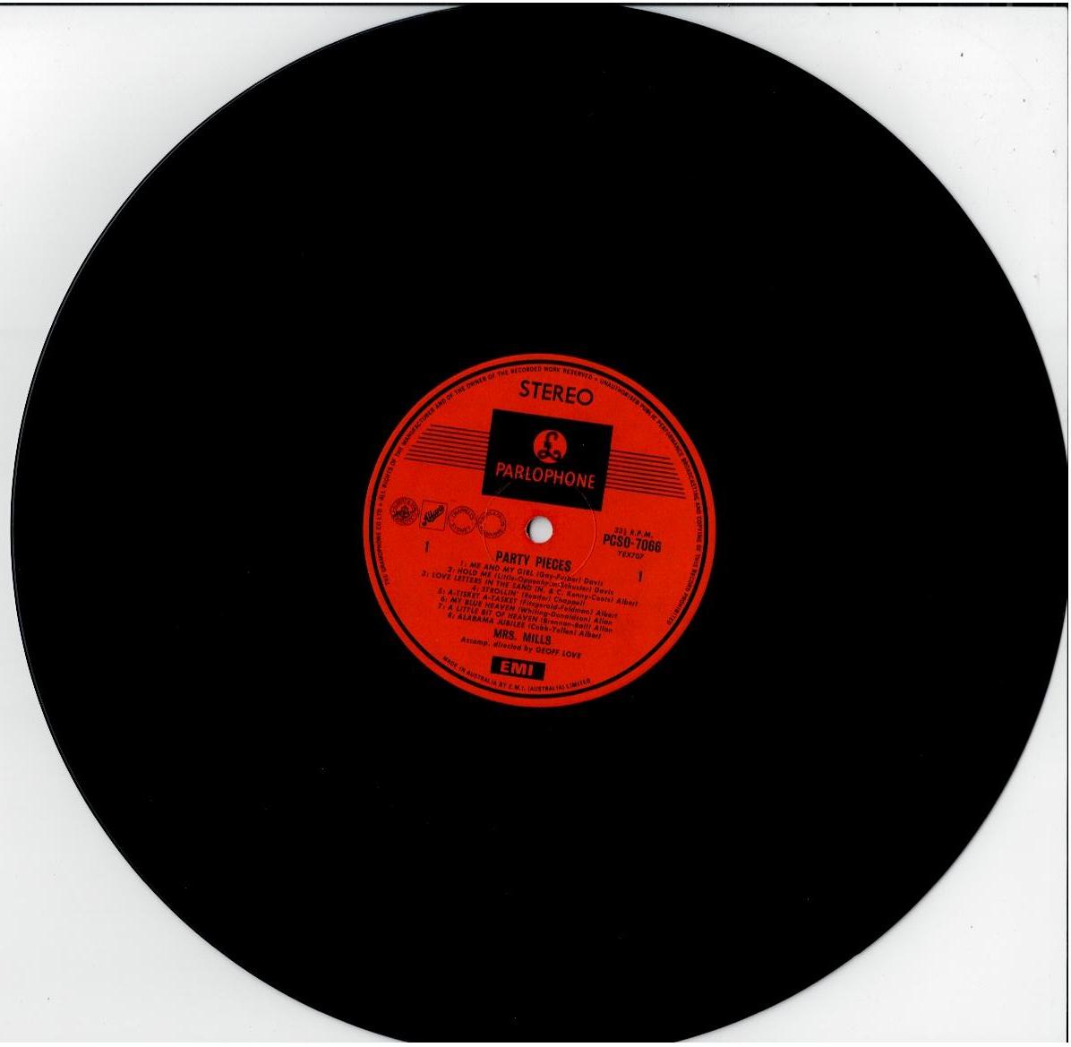 Mrs. Mills – Party Pieces (Vinyl, LP)