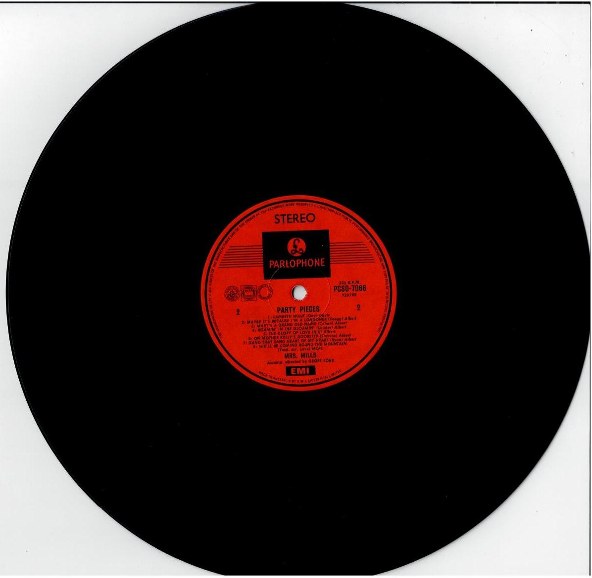Mrs. Mills – Party Pieces (Vinyl, LP)