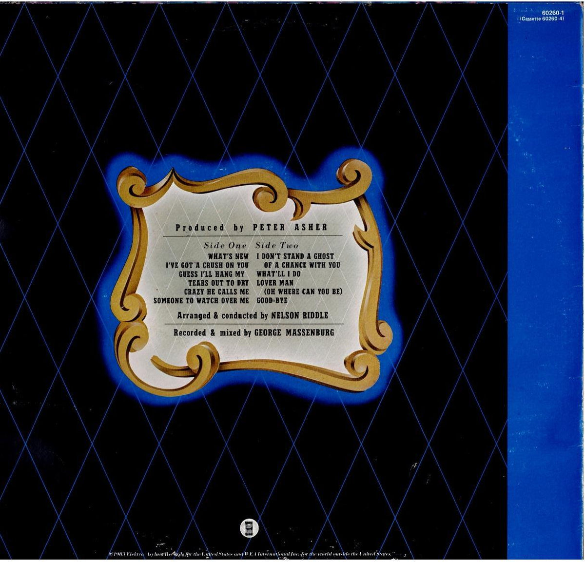 Linda Ronstadt & The Nelson Riddle Orchestra – What's New (Vinyl, LP, Album, Stereo)