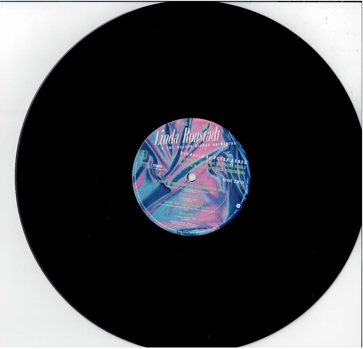Linda Ronstadt & The Nelson Riddle Orchestra – What's New (Vinyl, LP, Album, Stereo)
