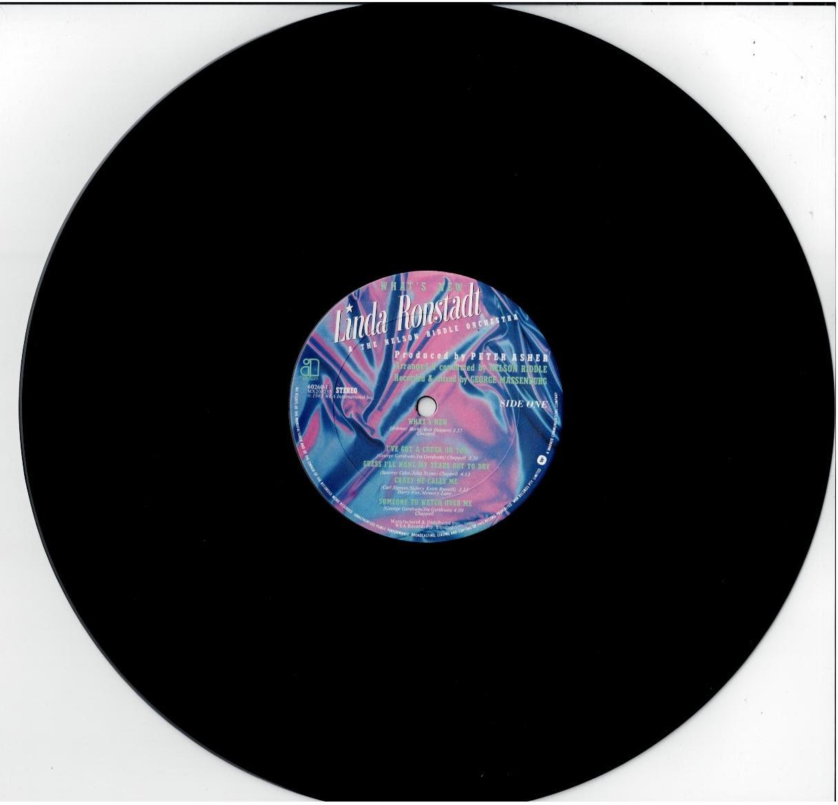 Linda Ronstadt & The Nelson Riddle Orchestra – What's New (Vinyl, LP, Album, Stereo)