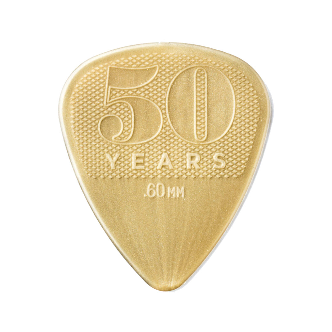 Dunlop 50th Anniversary Gold Single Pick .60mm