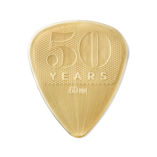 Dunlop 50th Anniversary Gold Single Pick .60mm