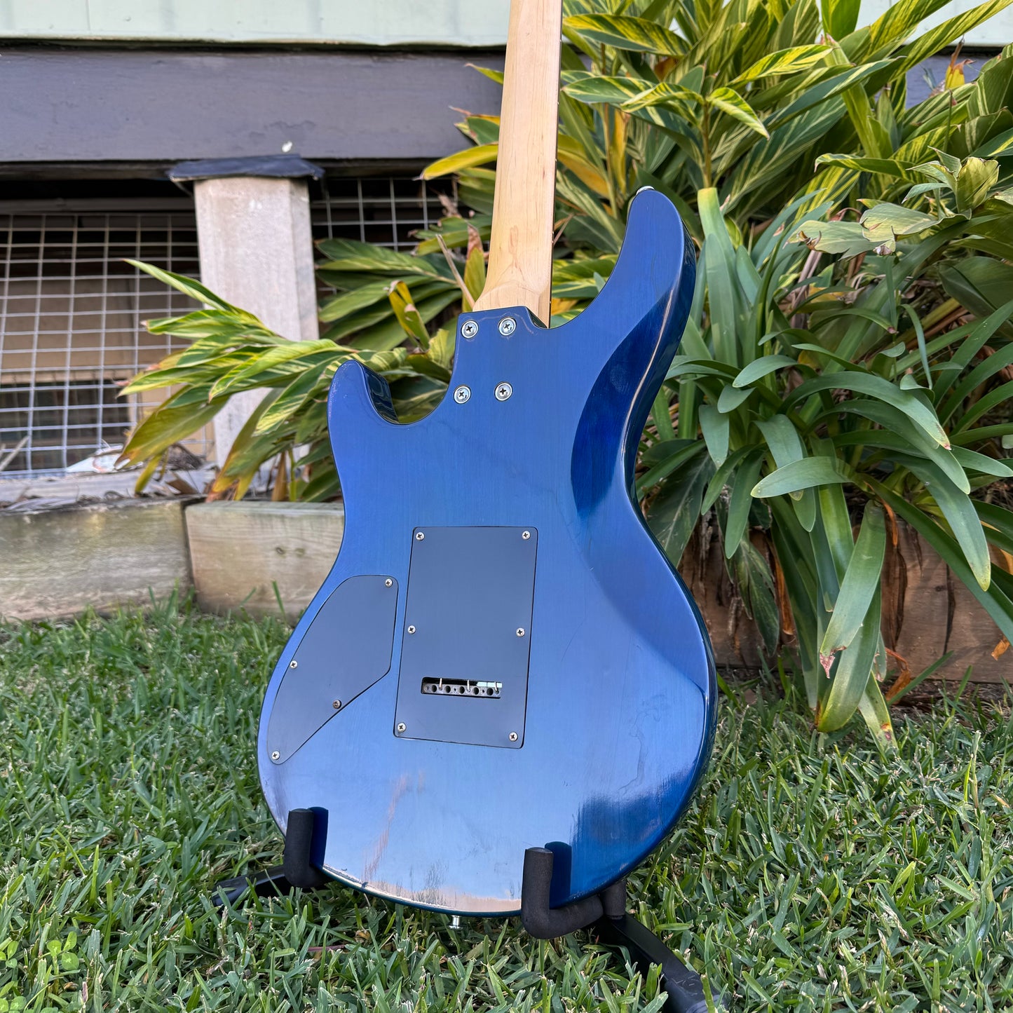 Ashton HSS Electric Guitar - Transparent Blue