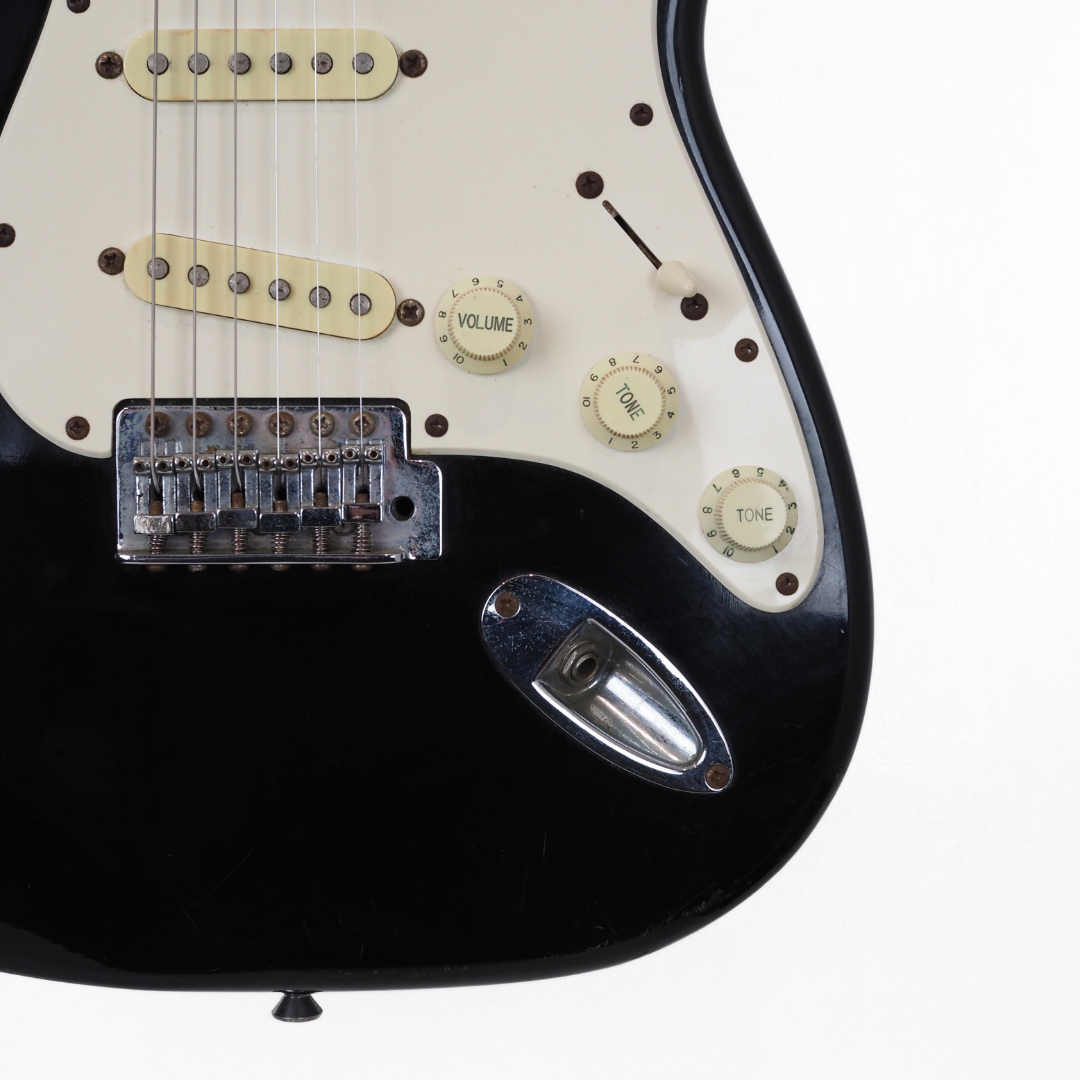 1980s Guitar Technology Status Series Stratocaster-Style Electric Guitar in Black