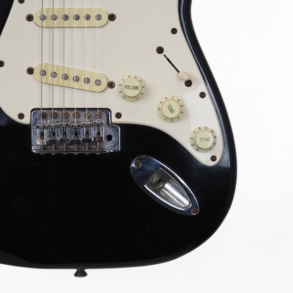 1980s Guitar Technology Status Series Stratocaster-Style Electric Guitar in Black
