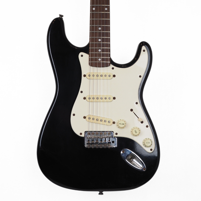 1980s Guitar Technology Status Series Stratocaster-Style Electric Guitar in Black