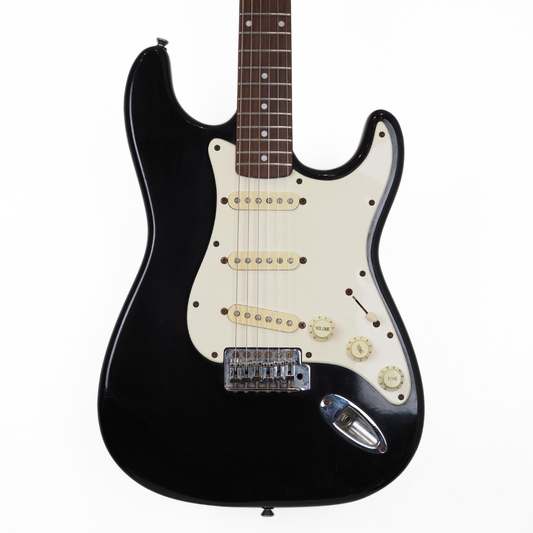 1980s Guitar Technology Status Series Stratocaster-Style Electric Guitar in Black