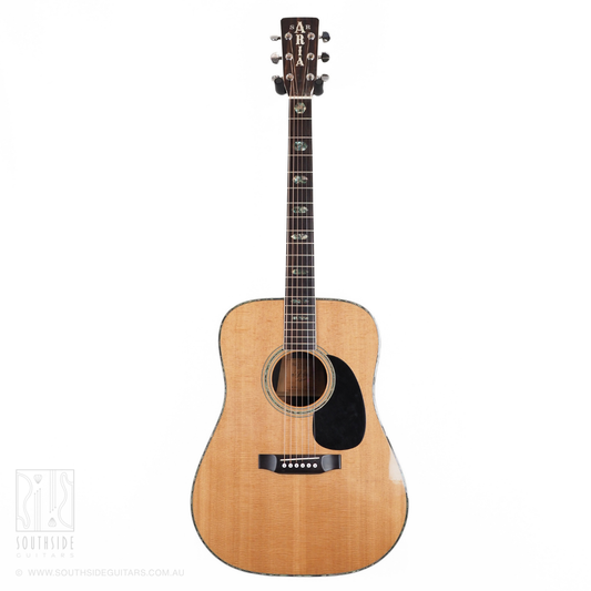 1970s Aria W-50D Dreadnought Acoustic Guitar