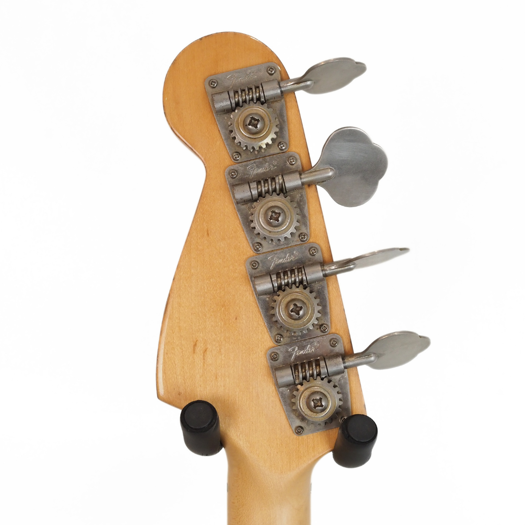 1977 Fender Mustang Short-Scale Bass Guitar in Custom Black Finish