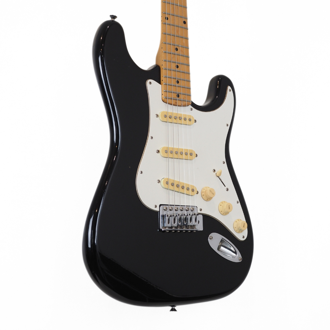 Odessa VST-01 M/BK Stratocaster-Style Electric Guitar in Black