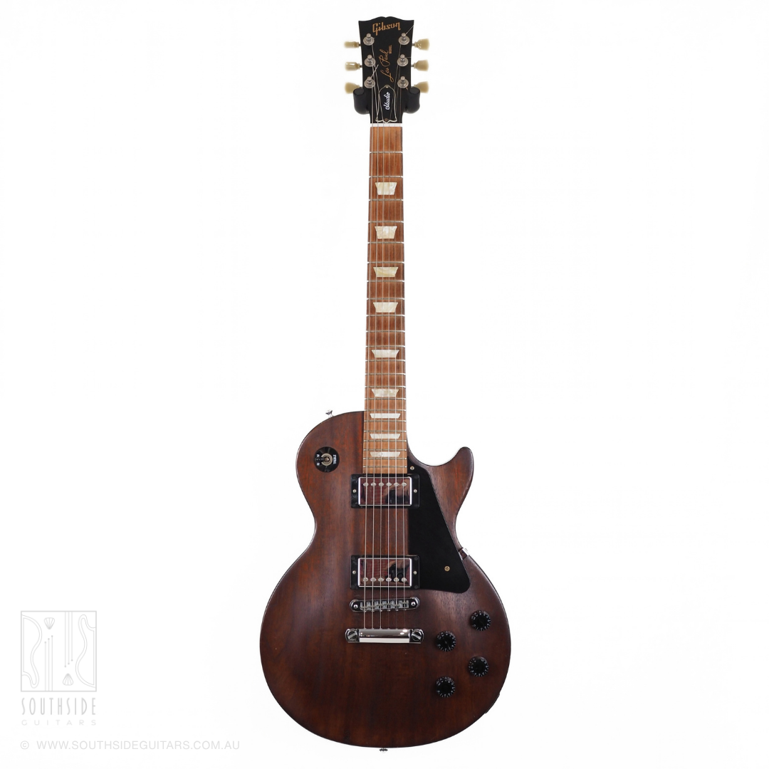 2010 Gibson Les Paul Studio Electric Guitar in Worn Brown