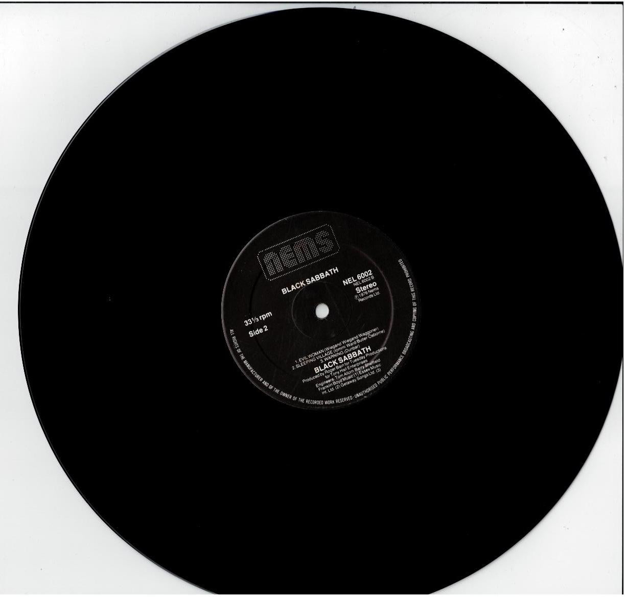 Black Sabbath – Black Sabbath (Vinyl, LP, Album, Reissue, Gatefold)