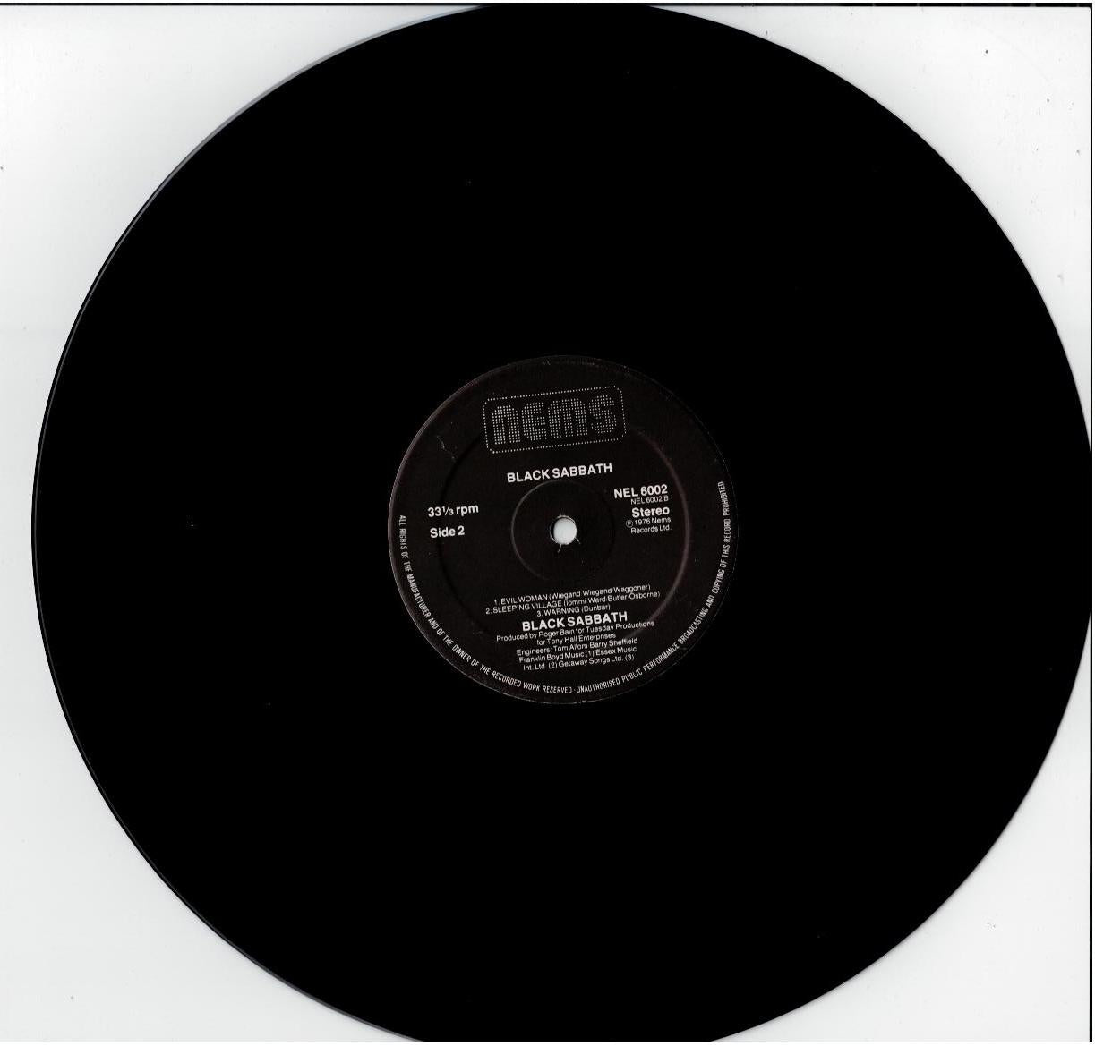 Black Sabbath – Black Sabbath (Vinyl, LP, Album, Reissue, Gatefold)
