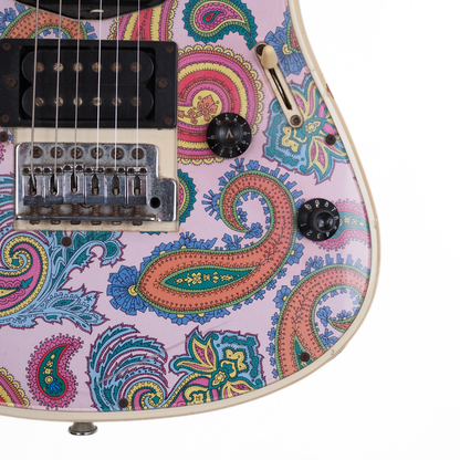 '90s Yamaha RGX121FP Electric Guitar in Paisley/Cream Finish
