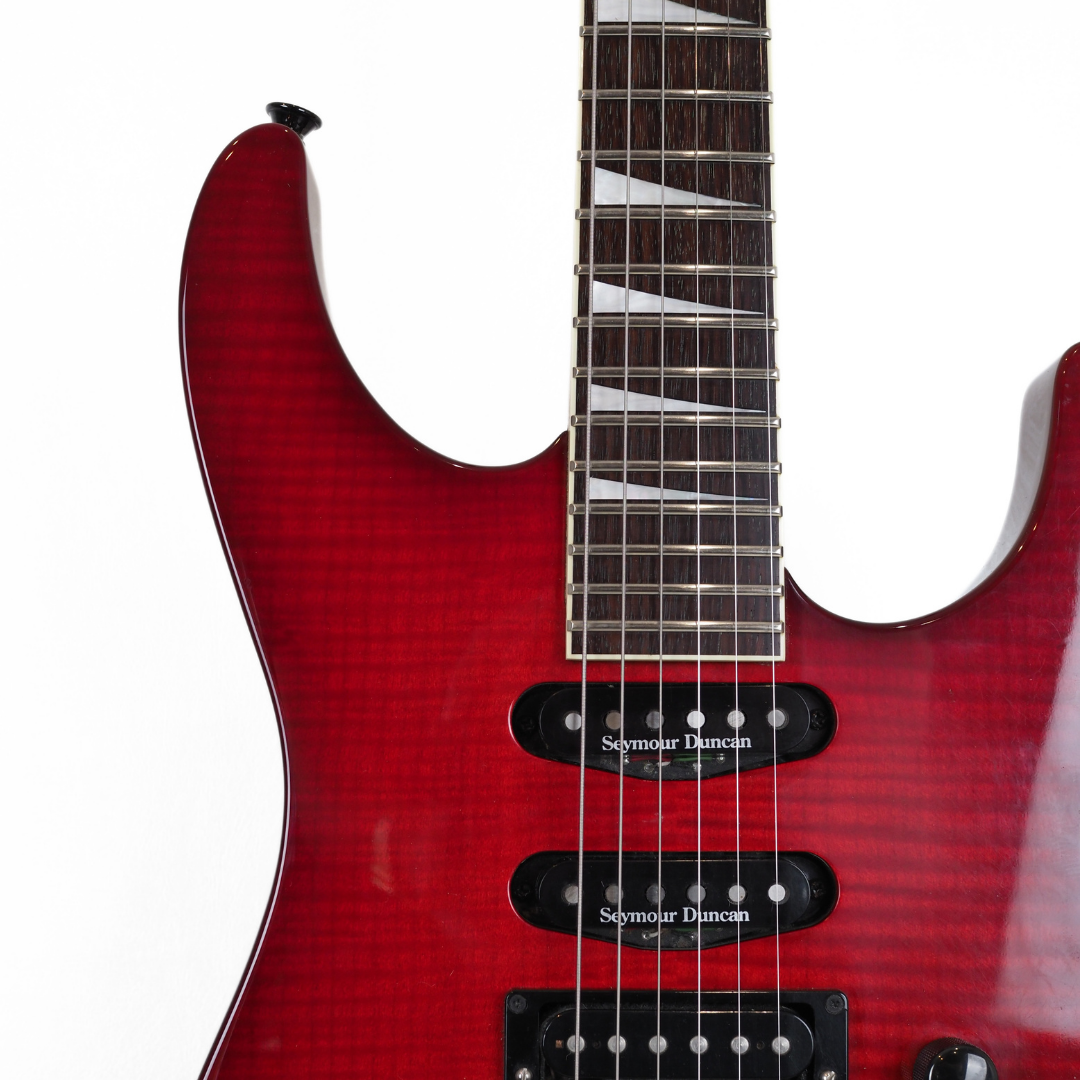 1997 Jackson MIJ SL1 Soloist Electric Guitar in Deep Candy Red