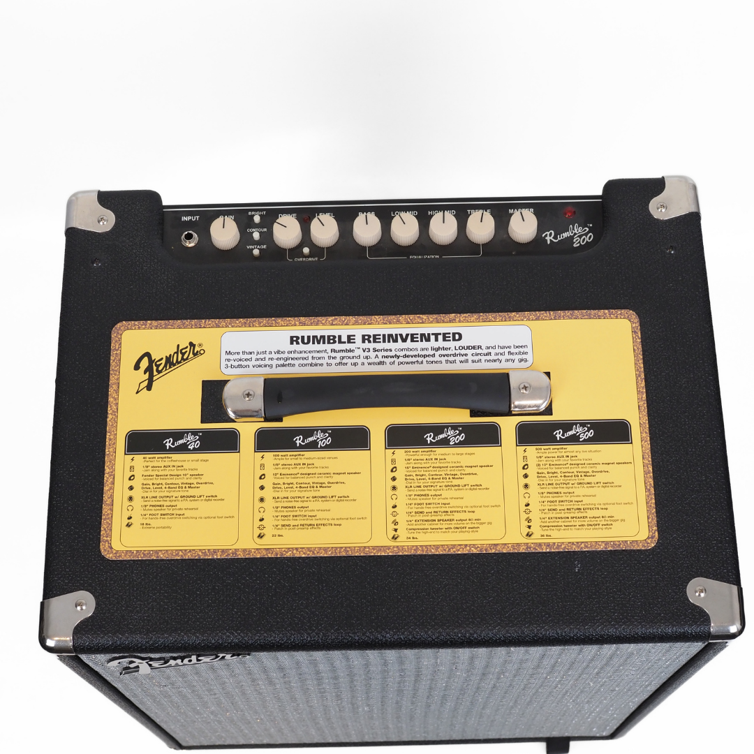 Fender Rumble 200 V3 Bass Combo Amplifier