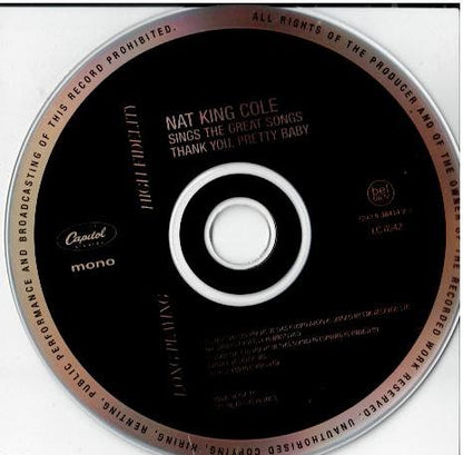 Nat King Cole – Sings The Great Songs / Thank You, Pretty Baby (CD, Compilation, Mono)