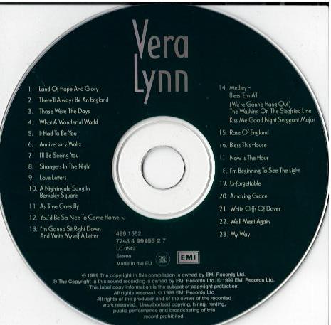 Vera Lynn – Vera Lynn (CD, Compilation)