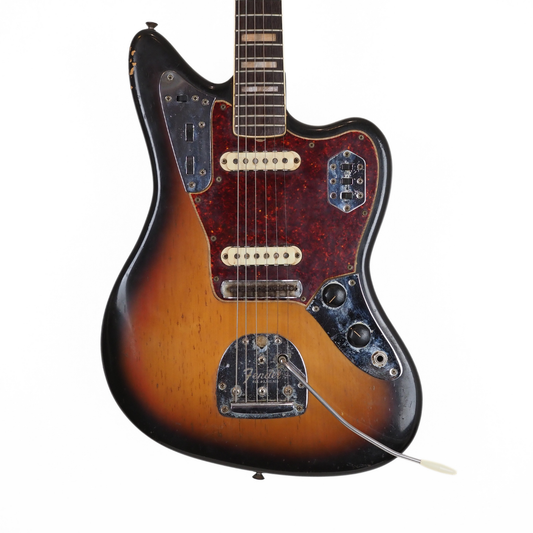 1969 Fender Jaguar Electric Guitar in Sunburst