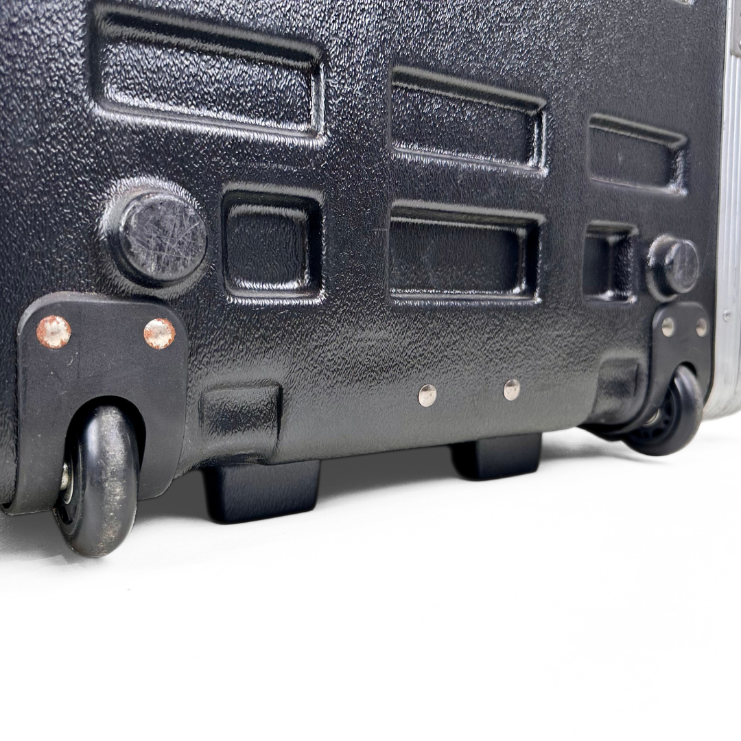 Unbranded U10 10RU Rack Mount Flight Case with Removable Lids and Wheels