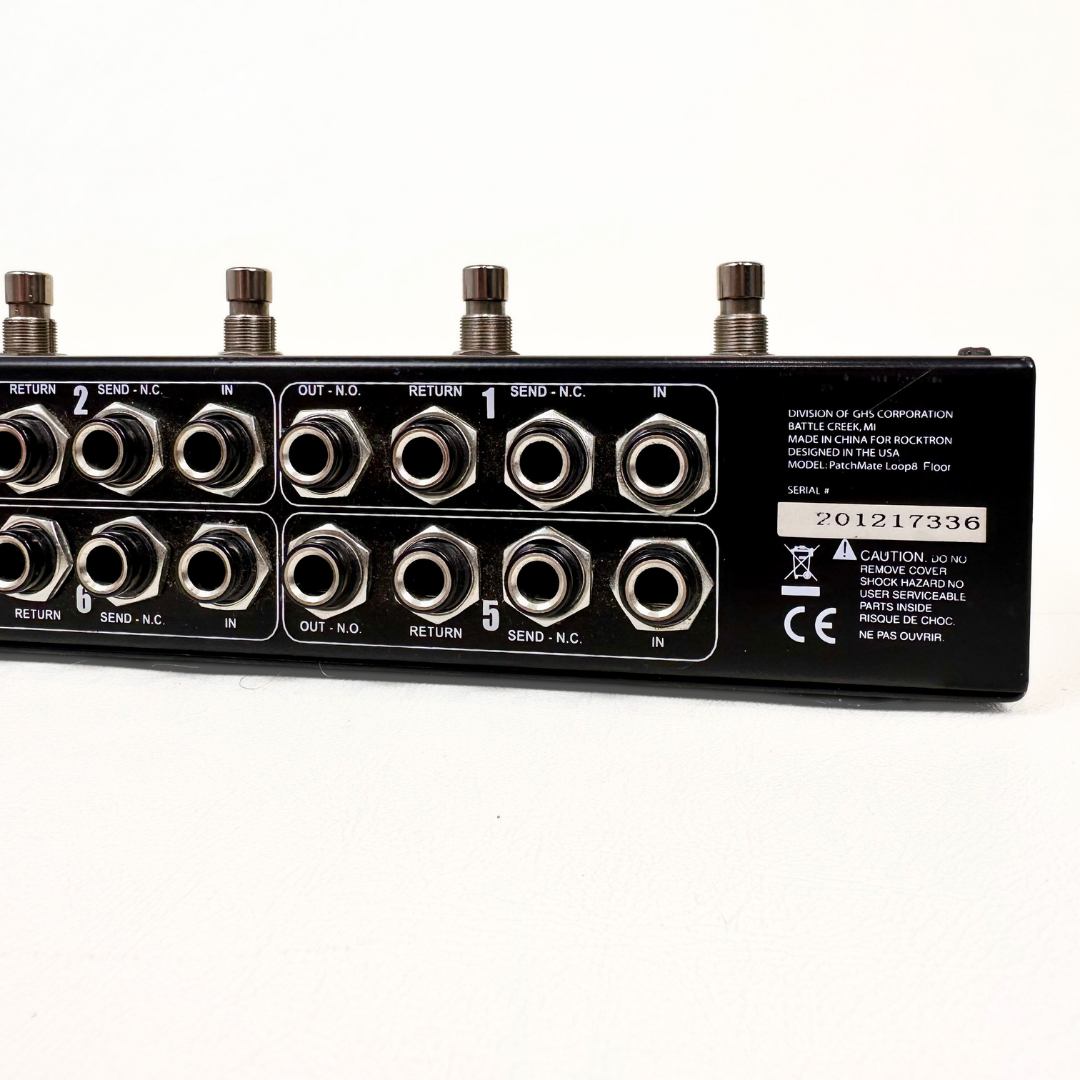 Rocktron PatchMate Loop 8 Rack FX Loop Switcher – Southside Guitars Rocktron PatchMate Loop 8 Rack FX Loop Switcher – Southside Guitars